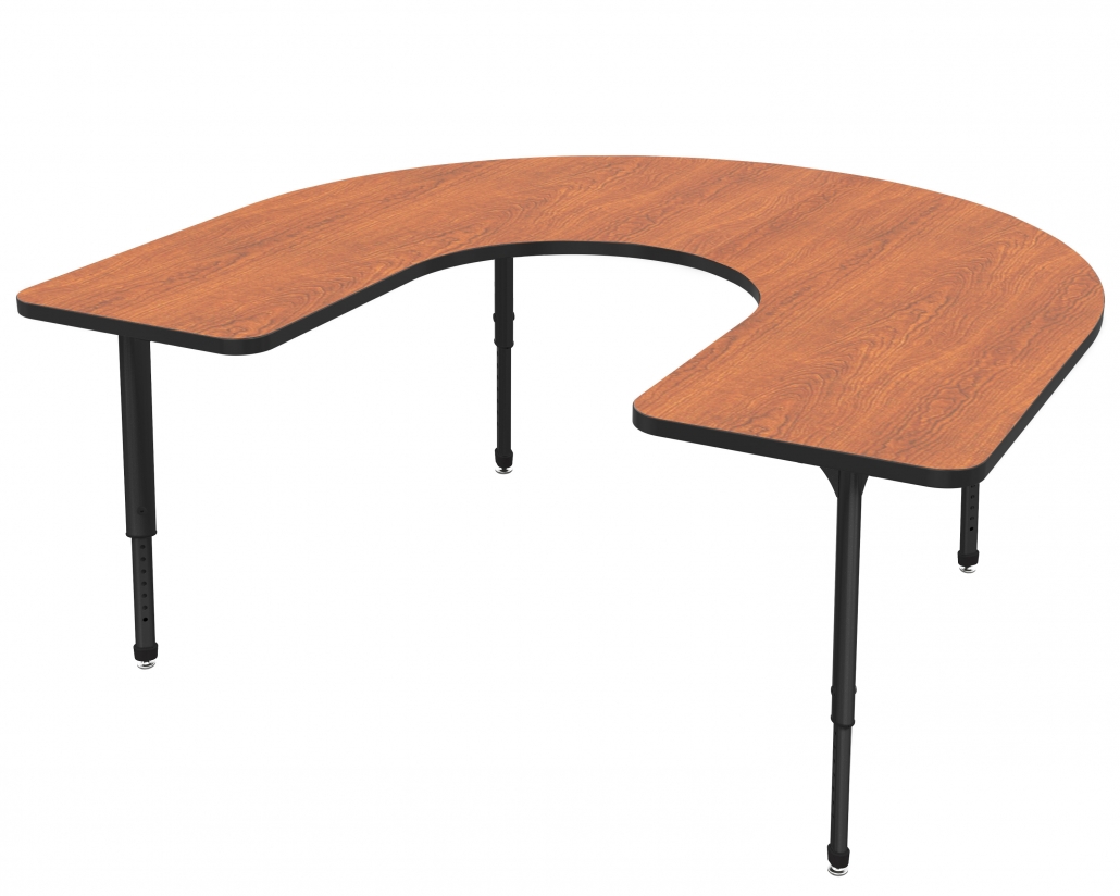 Apex Horseshoe Student Table Marco Group Inc 